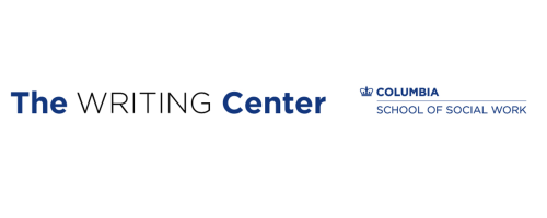 The Columbia School of Social Work Writing Center Logo