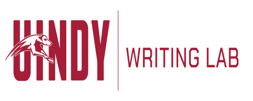 University of Indianapolis Writing Lab Logo